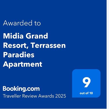 Midia Grand Resort, Terrassen Paradies Apartment アヘロイ エクステリア 写真